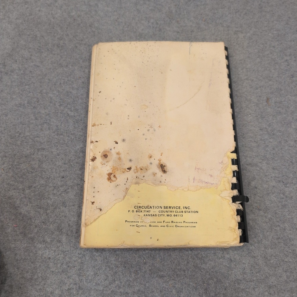 Vintage 1968 Cleburne Cookery Heflin Alabama Community Cookbook Spiral Bound - Picture 3 of 3
